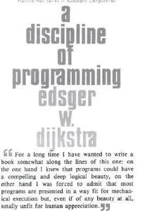 Cover of A Discipline of Programming